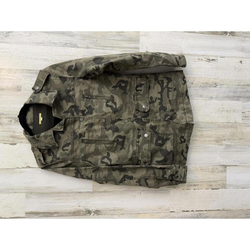 Gianni Bini Women's XS Camouflage Utility Jacket Military Fall Layering Casual - Picture 9 of 11
